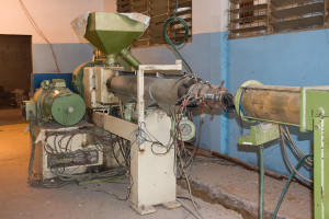 Pipe extrusion line in The Gambia